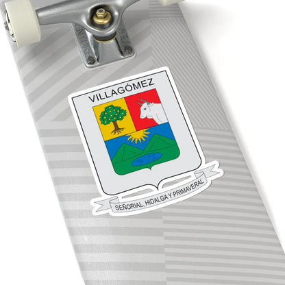 Escudo de Villagomez (Colombia) (Coat of Arms) STICKER Vinyl Kiss-Cut Decal - The Sticker Space
