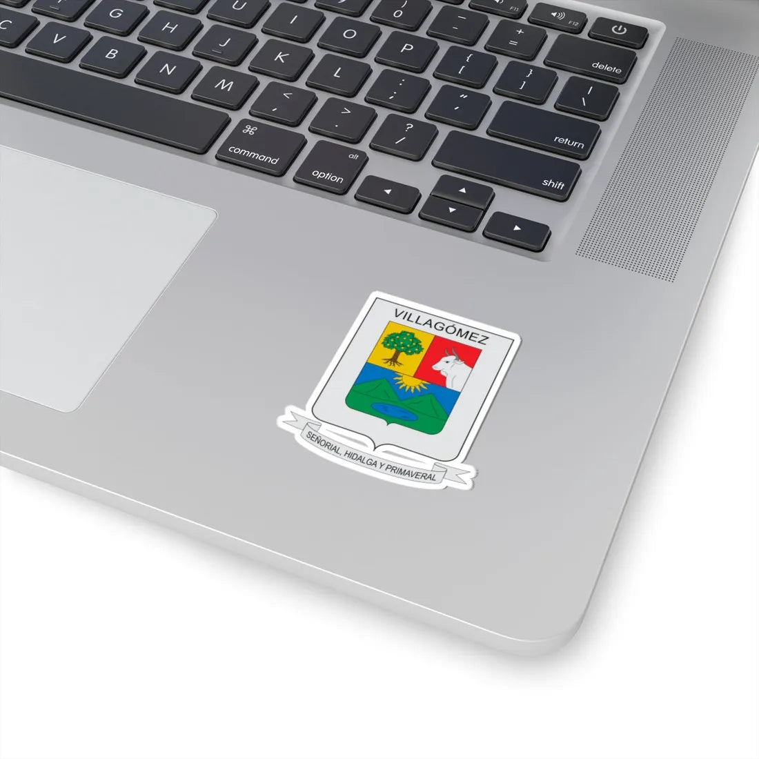 Escudo de Villagomez (Colombia) (Coat of Arms) STICKER Vinyl Kiss-Cut Decal - The Sticker Space