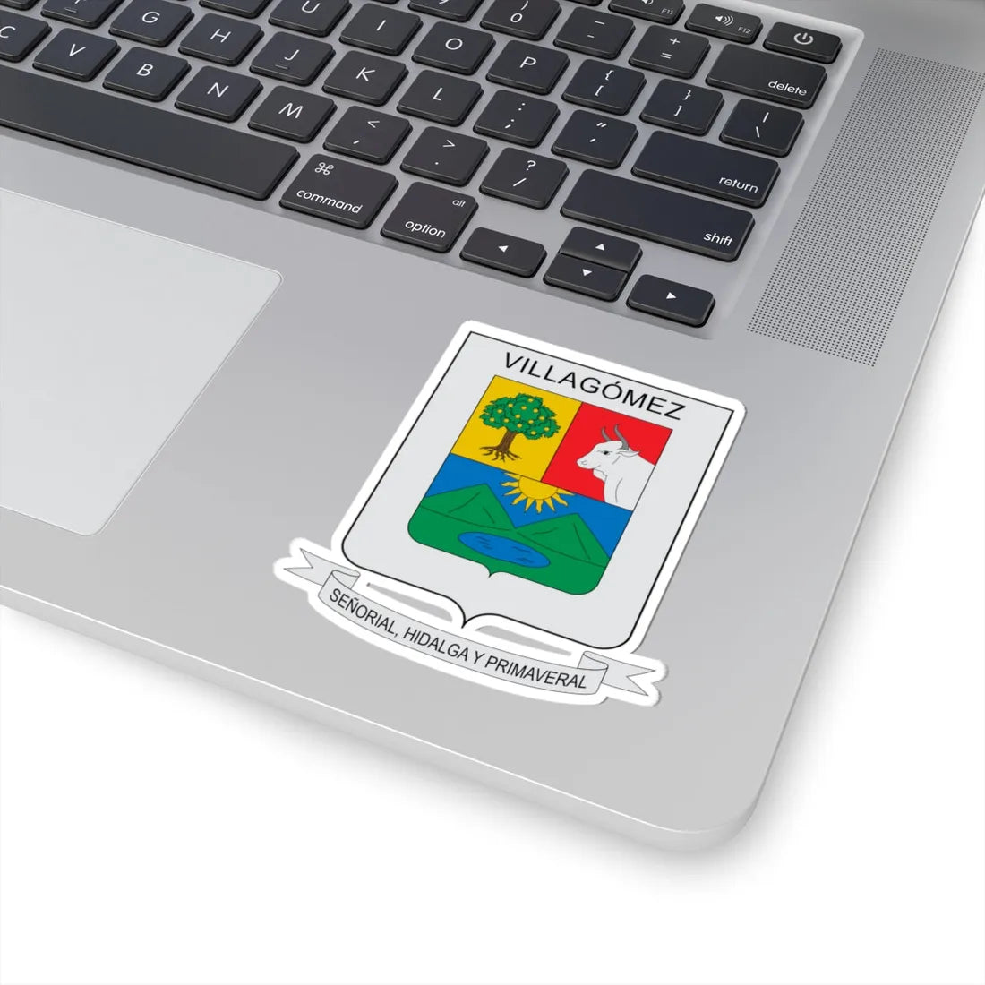 Escudo de Villagomez (Colombia) (Coat of Arms) STICKER Vinyl Kiss-Cut Decal - The Sticker Space