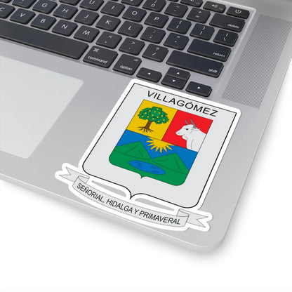 Escudo de Villagomez (Colombia) (Coat of Arms) STICKER Vinyl Kiss-Cut Decal - The Sticker Space