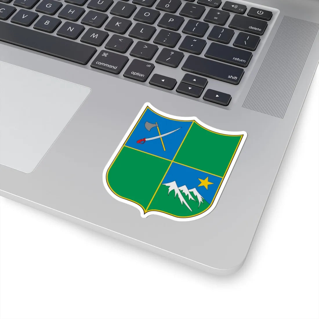 Escudo de Villahermosa Tolima (Colombia) (Coat of Arms) STICKER Vinyl Kiss-Cut Decal - The Sticker Space