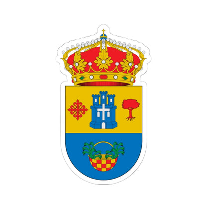Escudo de Villalba del Alcor (Spain) (Coat of Arms) STICKER Vinyl Kiss-Cut Decal 6 Inch White - The Sticker Space