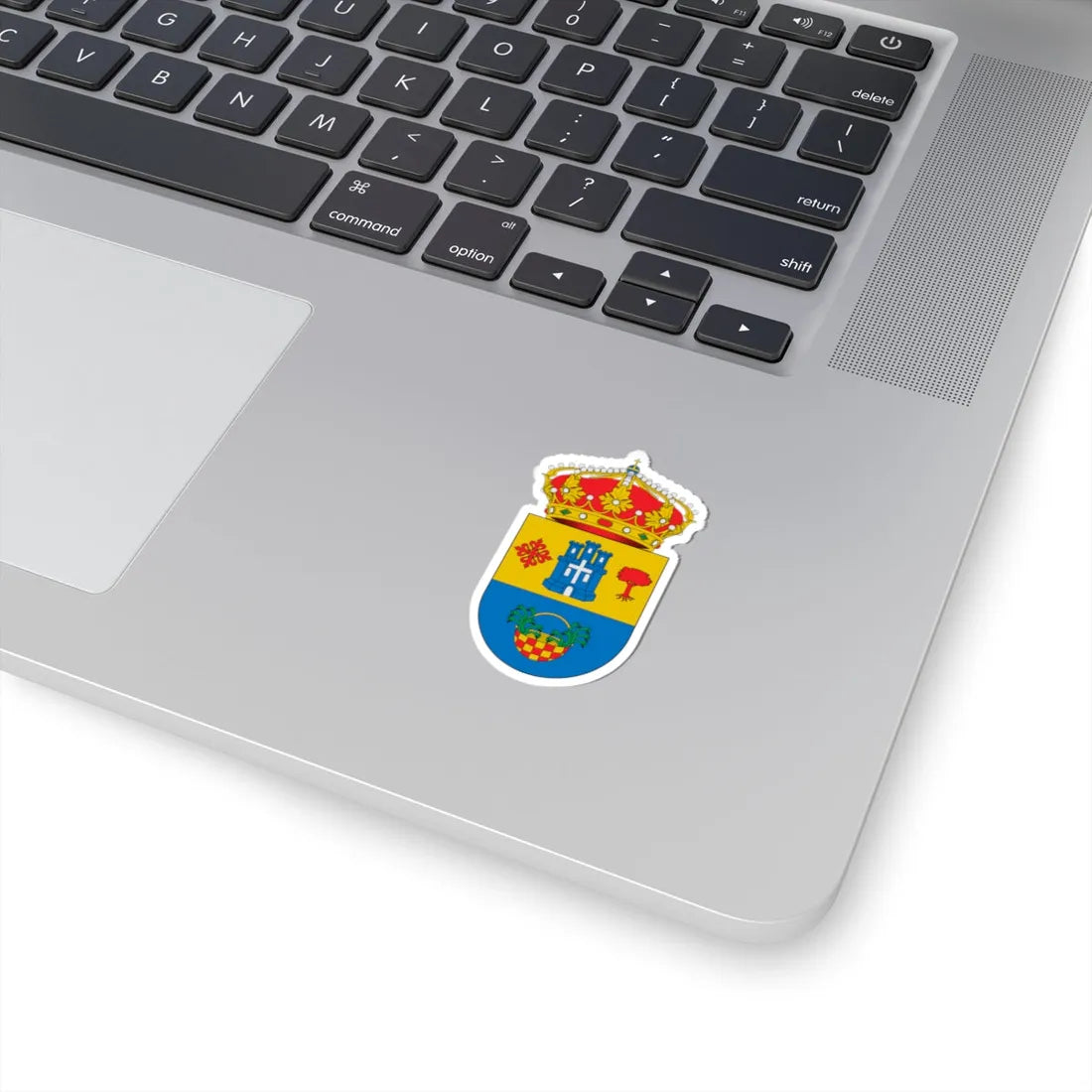 Escudo de Villalba del Alcor (Spain) (Coat of Arms) STICKER Vinyl Kiss-Cut Decal - The Sticker Space