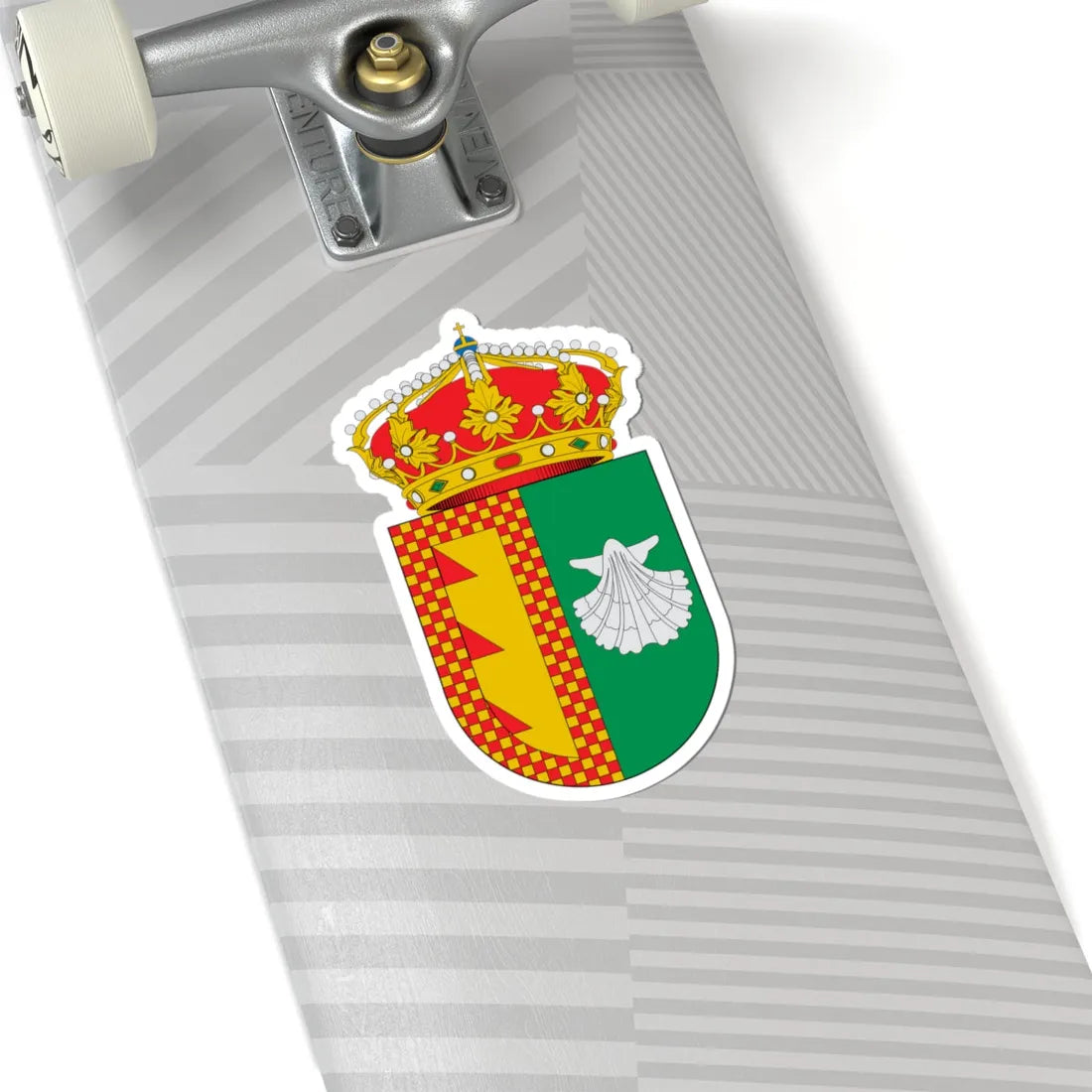 Escudo de Villanueva de San Juan (Spain) (Coat of Arms) STICKER Vinyl Kiss-Cut Decal - The Sticker Space