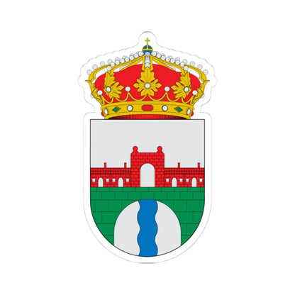 Escudo de Villanueva Mesía (Spain) (Coat of Arms) STICKER Vinyl Kiss-Cut Decal 4 Inch White - The Sticker Space