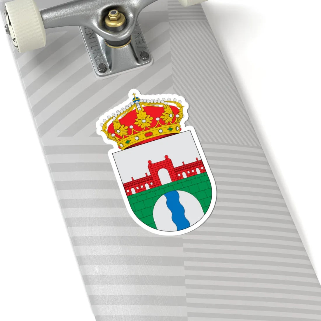 Escudo de Villanueva Mesía (Spain) (Coat of Arms) STICKER Vinyl Kiss-Cut Decal - The Sticker Space