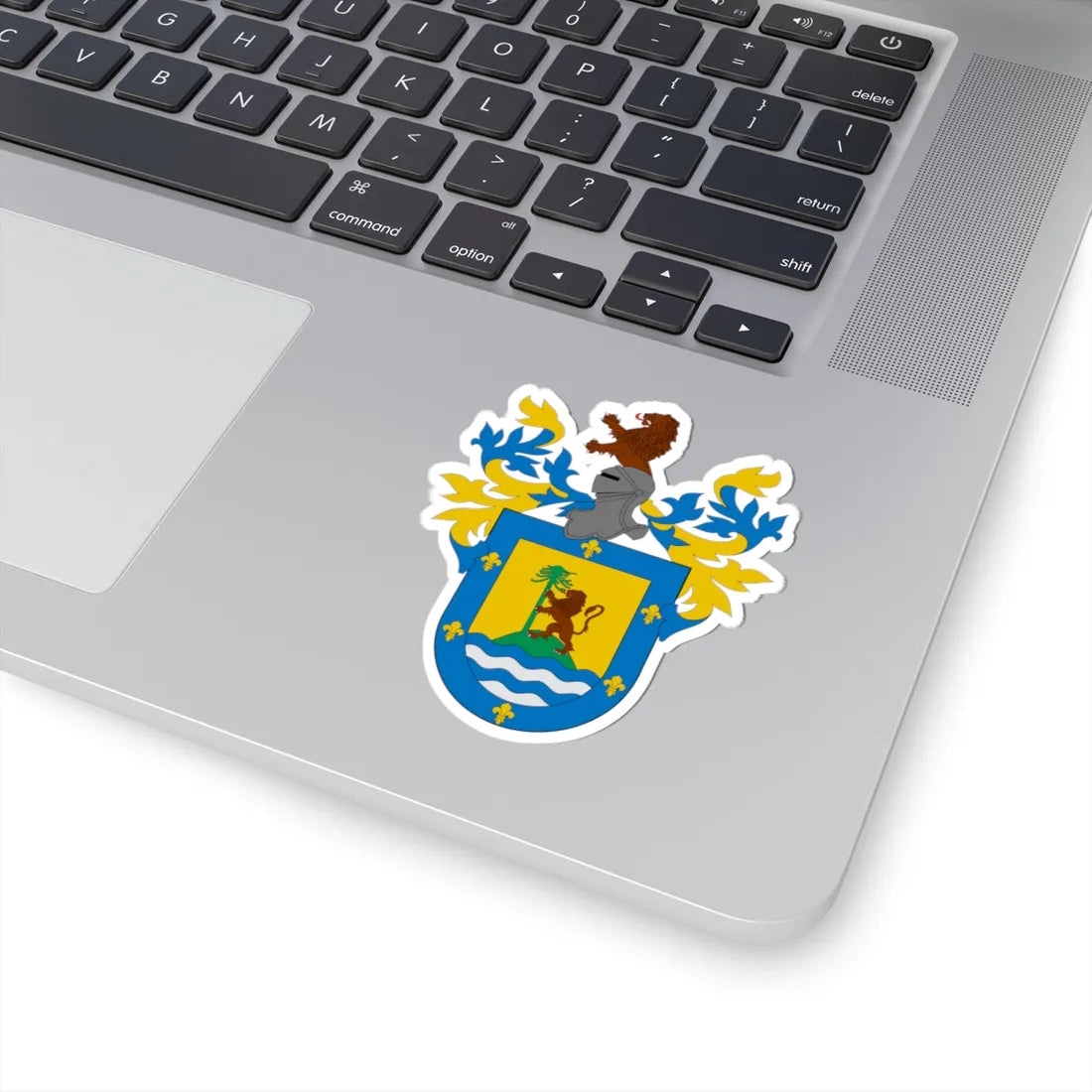 Escudo de Villarrica (Chile) (Coat of Arms) STICKER Vinyl Kiss-Cut Decal - The Sticker Space