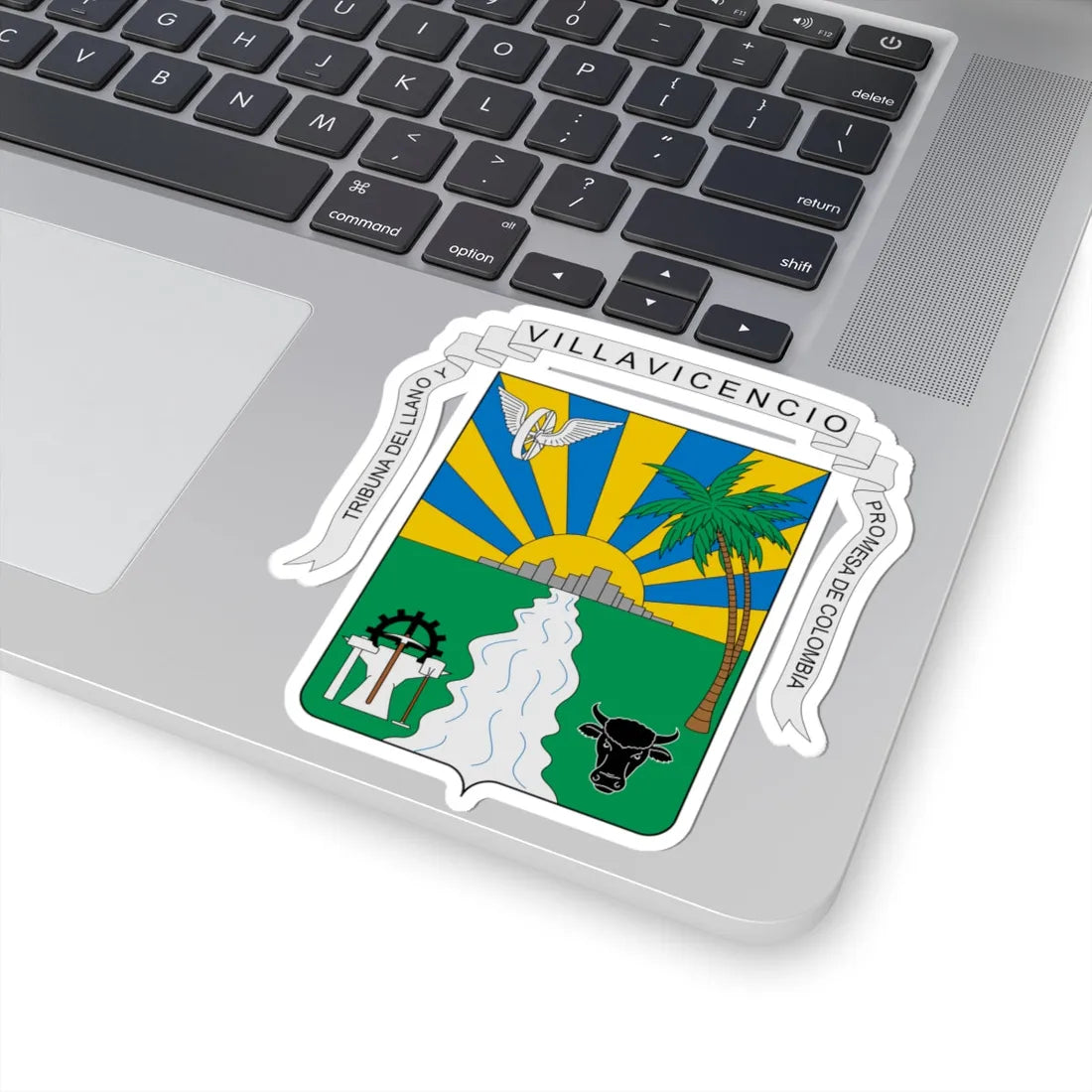 Escudo de Villavicencio (Colombia) (Coat of Arms) STICKER Vinyl Kiss-Cut Decal - The Sticker Space