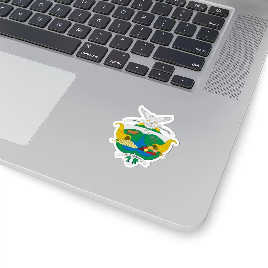 Escudo de Vista Hermosa Meta (Colombia) (Coat of Arms) STICKER Vinyl Kiss-Cut Decal - The Sticker Space