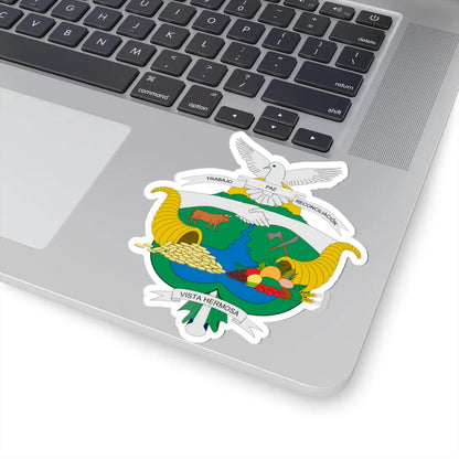 Escudo de Vista Hermosa Meta (Colombia) (Coat of Arms) STICKER Vinyl Kiss-Cut Decal - The Sticker Space