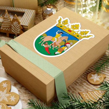Escudo de Vélez-Málaga (Spain) (Coat of Arms) STICKER Vinyl Kiss-Cut Decal - The Sticker Space
