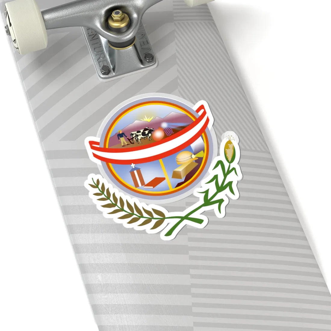 Escudo de Yanaquihua SVG (Peru) (Coat of Arms) STICKER Vinyl Kiss-Cut Decal - The Sticker Space