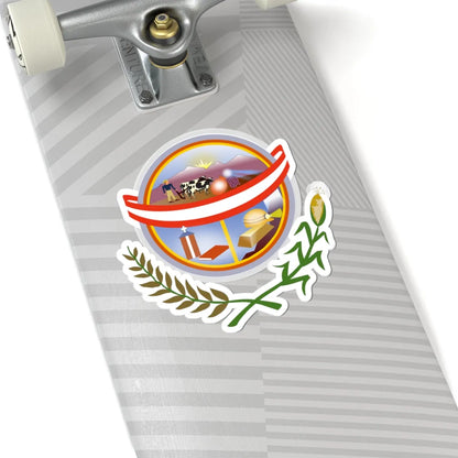 Escudo de Yanaquihua SVG (Peru) (Coat of Arms) STICKER Vinyl Kiss-Cut Decal - The Sticker Space