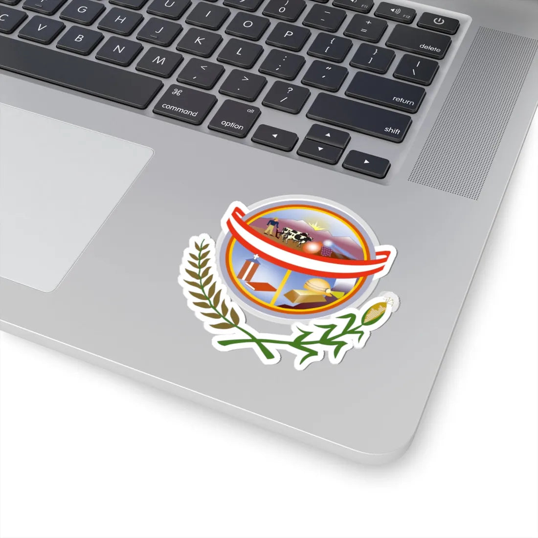 Escudo de Yanaquihua SVG (Peru) (Coat of Arms) STICKER Vinyl Kiss-Cut Decal - The Sticker Space