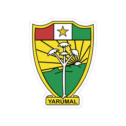 Escudo de Yarumal (Colombia) (Coat of Arms) STICKER Vinyl Kiss-Cut Decal 4 Inch White - The Sticker Space