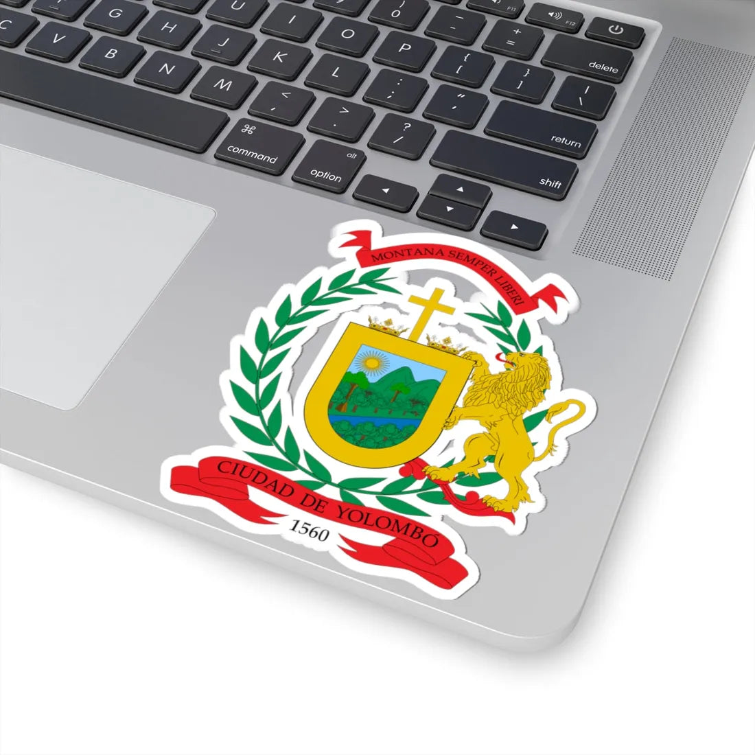 Escudo de Yolombó (Colombia) (Coat of Arms) STICKER Vinyl Kiss-Cut Decal - The Sticker Space