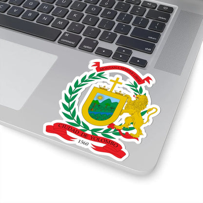 Escudo de Yolombó (Colombia) (Coat of Arms) STICKER Vinyl Kiss-Cut Decal - The Sticker Space