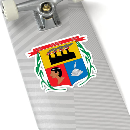 Escudo de Yumbo Valle del Cauca (Colombia) (Coat of Arms) STICKER Vinyl Kiss-Cut Decal - The Sticker Space