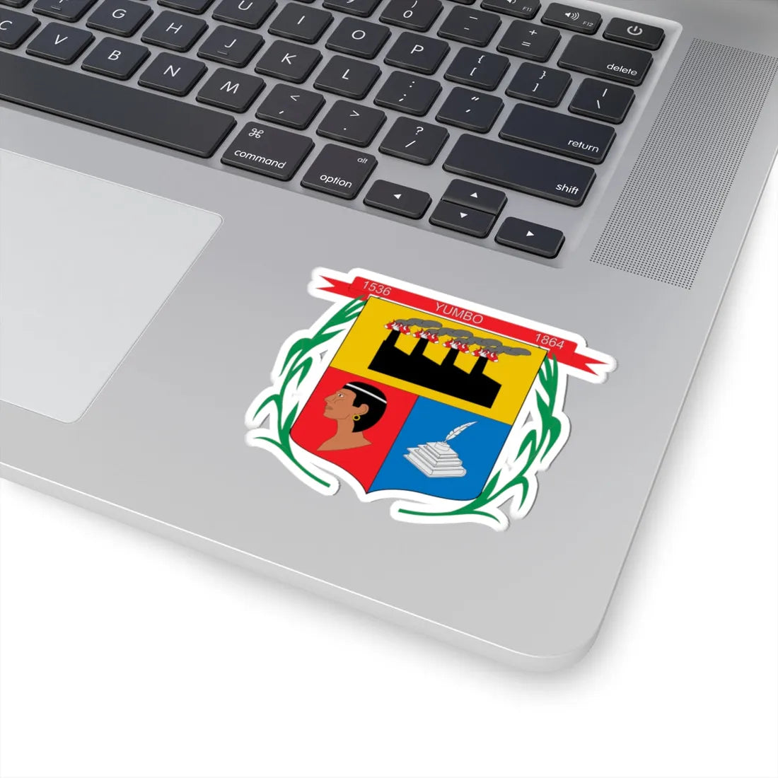Escudo de Yumbo Valle del Cauca (Colombia) (Coat of Arms) STICKER Vinyl Kiss-Cut Decal - The Sticker Space