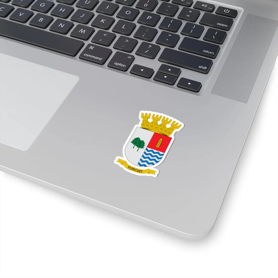 Escudo de Yungay (Chile) (Coat of Arms) STICKER Vinyl Kiss-Cut Decal - The Sticker Space