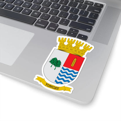 Escudo de Yungay (Chile) (Coat of Arms) STICKER Vinyl Kiss-Cut Decal - The Sticker Space