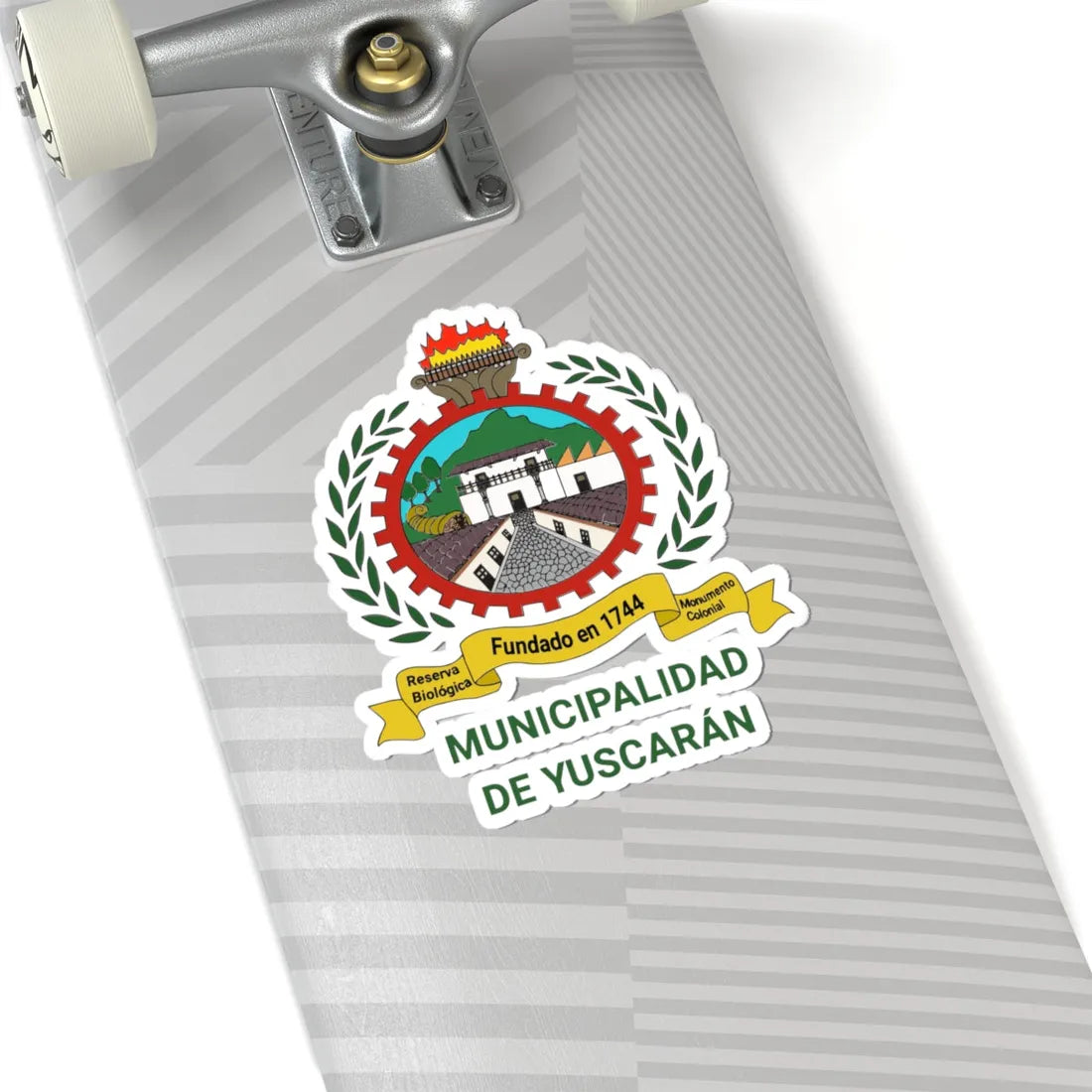 Escudo de Yuscaran (Honduras) (Coat of Arms) STICKER Vinyl Kiss-Cut Decal - The Sticker Space