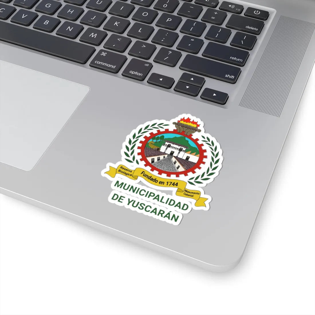 Escudo de Yuscaran (Honduras) (Coat of Arms) STICKER Vinyl Kiss-Cut Decal - The Sticker Space