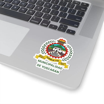 Escudo de Yuscaran (Honduras) (Coat of Arms) STICKER Vinyl Kiss-Cut Decal - The Sticker Space