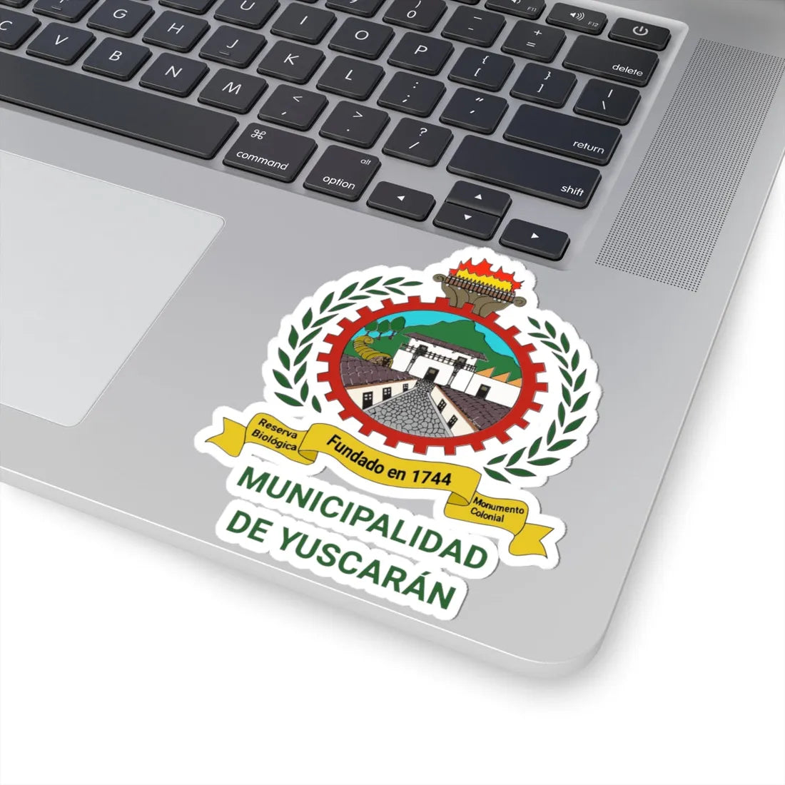 Escudo de Yuscaran (Honduras) (Coat of Arms) STICKER Vinyl Kiss-Cut Decal - The Sticker Space