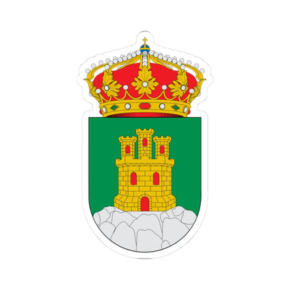 Escudo de Zagra (Spain) (Coat of Arms) STICKER Vinyl Kiss-Cut Decal 3 Inch White - The Sticker Space