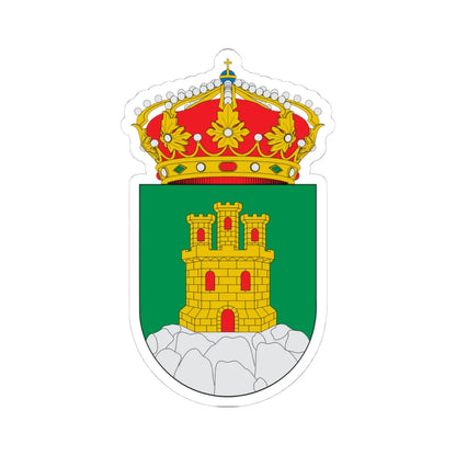 Escudo de Zagra (Spain) (Coat of Arms) STICKER Vinyl Kiss-Cut Decal 4 Inch White - The Sticker Space