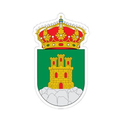 Escudo de Zagra (Spain) (Coat of Arms) STICKER Vinyl Kiss-Cut Decal 6 Inch White - The Sticker Space