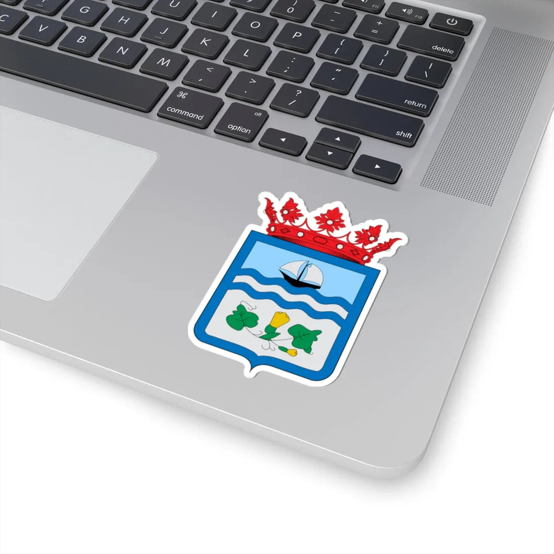 Escudo de Zapallar (Chile) (Coat of Arms) STICKER Vinyl Kiss-Cut Decal - The Sticker Space
