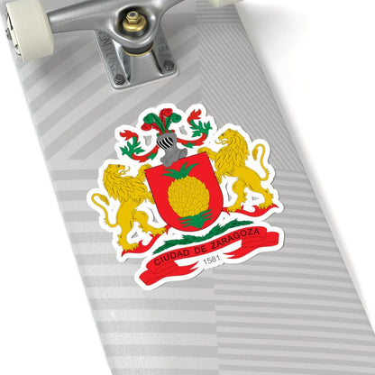 Escudo de Zaragoza Antioquia (Colombia) (Coat of Arms) STICKER Vinyl Kiss-Cut Decal - The Sticker Space