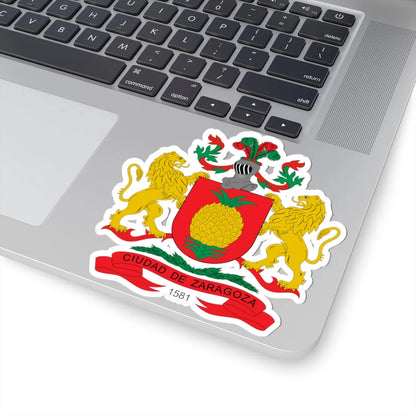 Escudo de Zaragoza Antioquia (Colombia) (Coat of Arms) STICKER Vinyl Kiss-Cut Decal - The Sticker Space