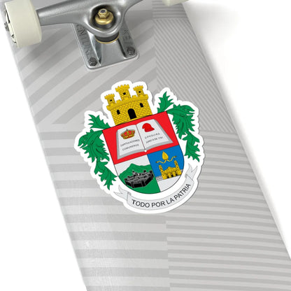 Escudo de Zipaquira (Colombia) (Coat of Arms) STICKER Vinyl Kiss-Cut Decal - The Sticker Space