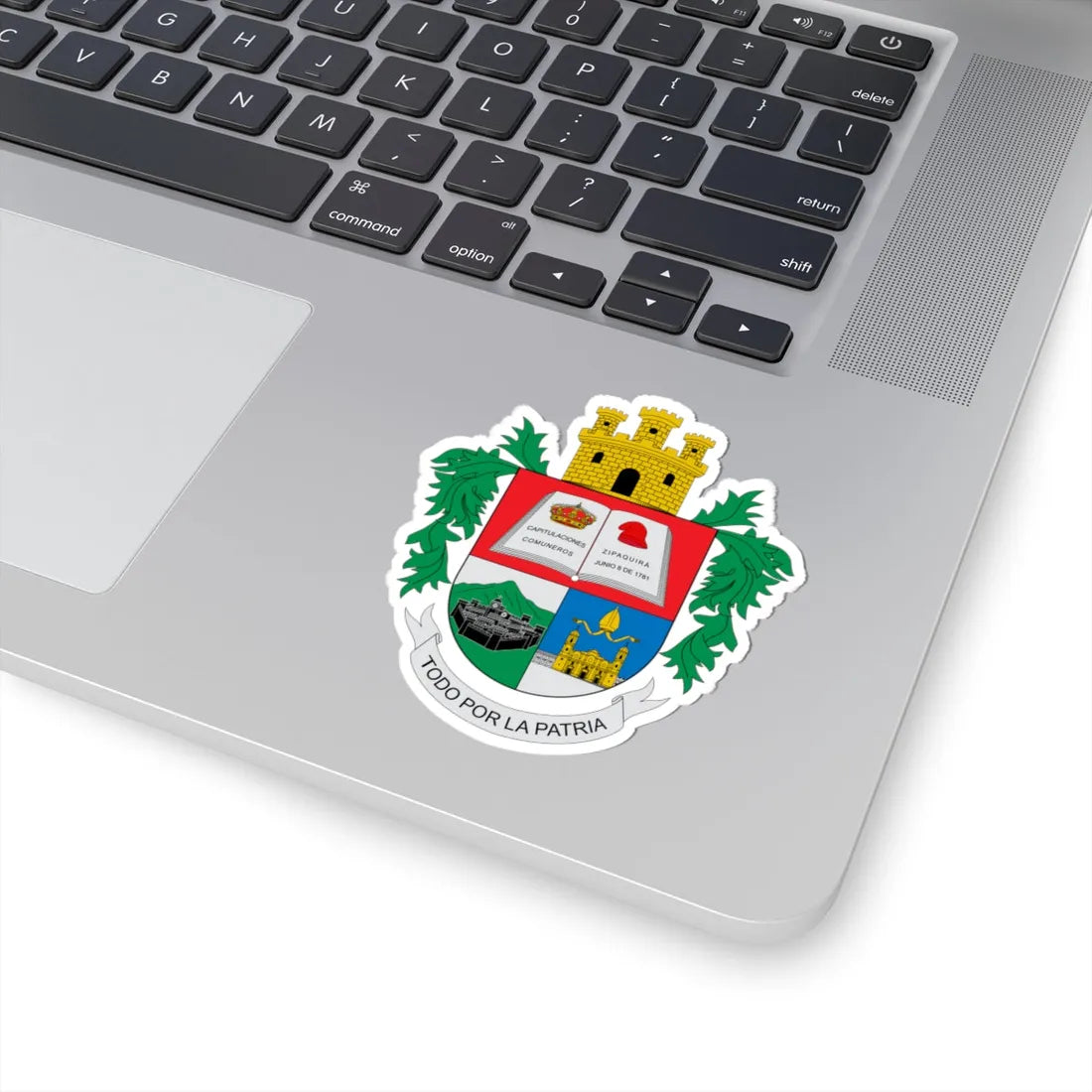Escudo de Zipaquira (Colombia) (Coat of Arms) STICKER Vinyl Kiss-Cut Decal - The Sticker Space