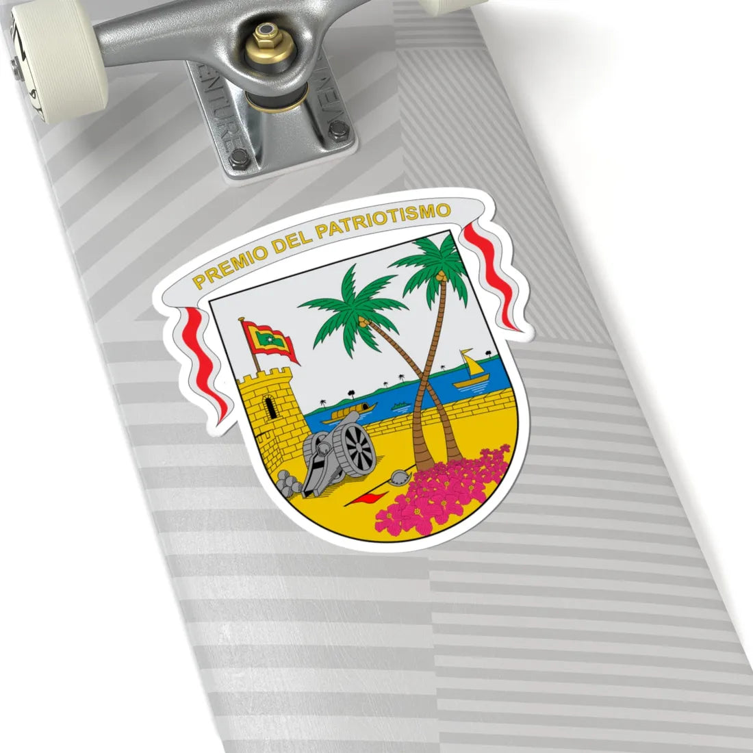 Escudo del Atlántico (Colombia) (Coat of Arms) STICKER Vinyl Kiss-Cut Decal - The Sticker Space