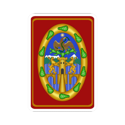 Escudo del Ayuntamiento de ciudad de México 1521-1929 (Mexico) (Coat of Arms) STICKER Vinyl Kiss-Cut Decal 2 Inch White - The Sticker Space