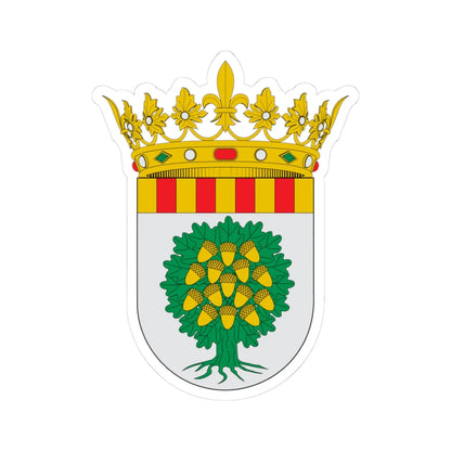 Escudo del Campo de Belchite (Spain) (Coat of Arms) STICKER Vinyl Kiss-Cut Decal 3 Inch White - The Sticker Space