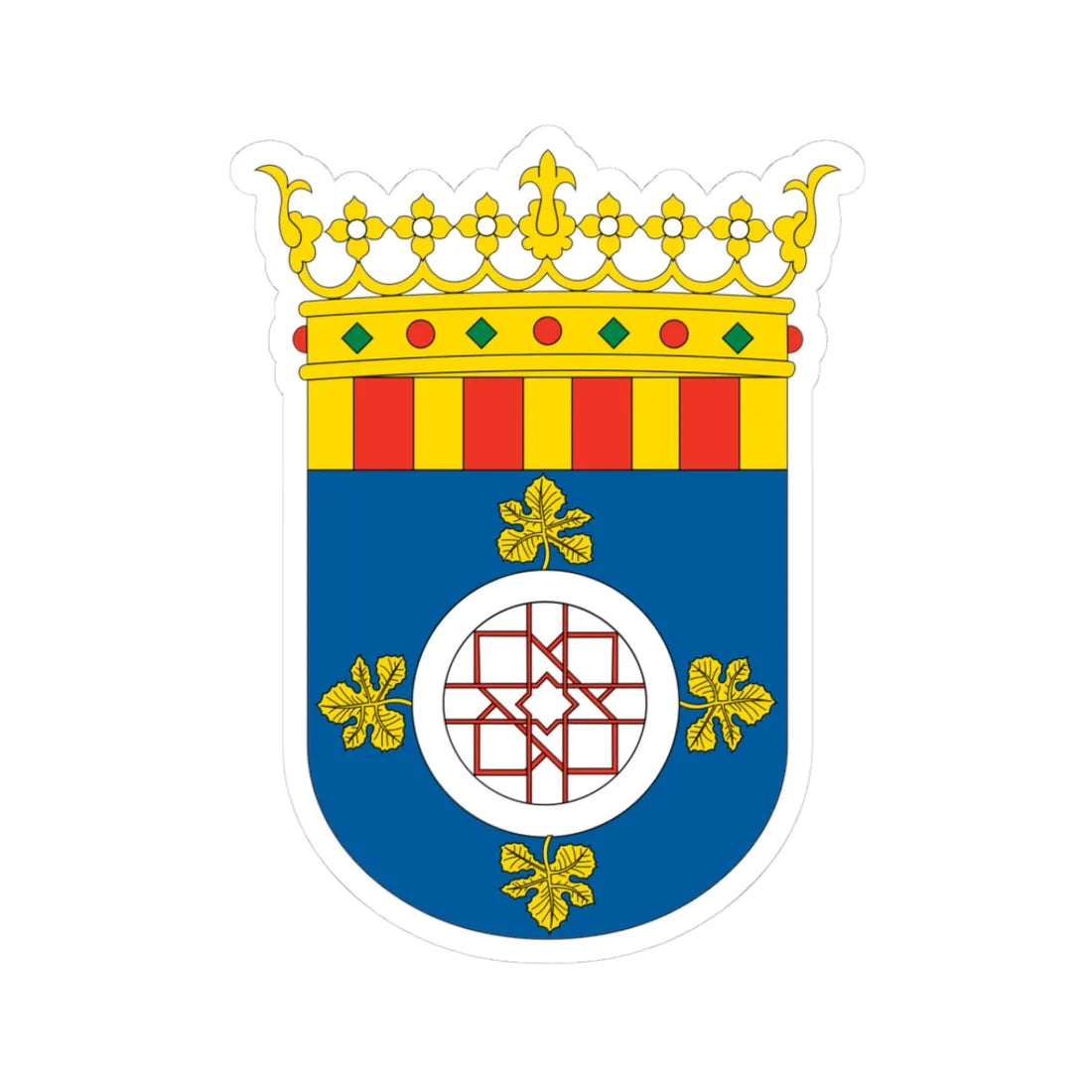 Escudo del Campo de Cariñena (Spain) (Coat of Arms) STICKER Vinyl Kiss-Cut Decal - The Sticker Space
