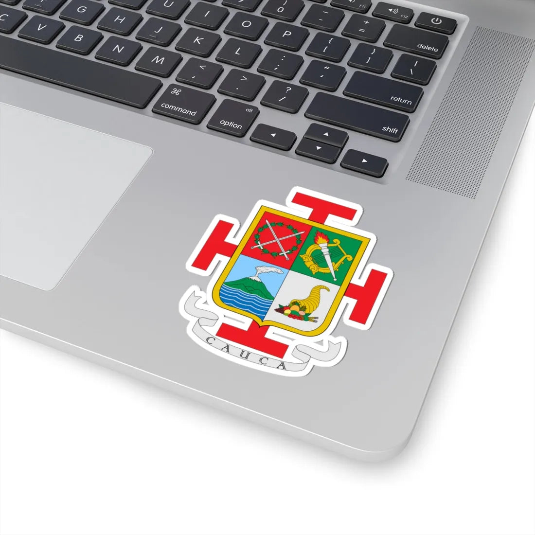 Escudo del Cauca (Colombia) (Coat of Arms) STICKER Vinyl Kiss-Cut Decal - The Sticker Space