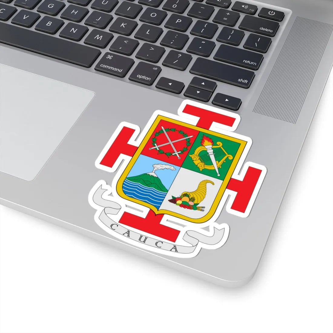 Escudo del Cauca (Colombia) (Coat of Arms) STICKER Vinyl Kiss-Cut Decal - The Sticker Space