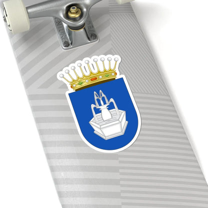 Escudo del Condado de Fuente Roja (Spain) (Coat of Arms) STICKER Vinyl Kiss-Cut Decal - The Sticker Space