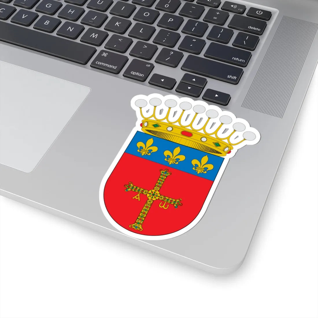 Escudo del Condado de Latores (Spain) (Coat of Arms) STICKER Vinyl Kiss-Cut Decal - The Sticker Space