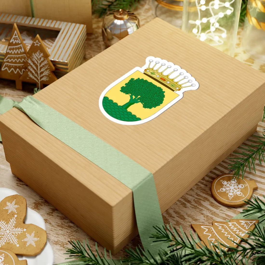 Escudo del Condado de Príes (Spain) (Coat of Arms) STICKER Vinyl Kiss-Cut Decal - The Sticker Space