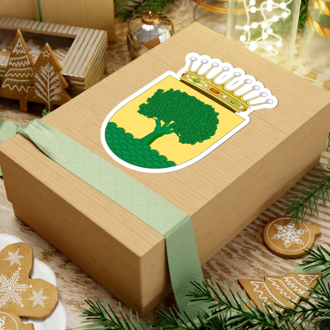 Escudo del Condado de Príes (Spain) (Coat of Arms) STICKER Vinyl Kiss-Cut Decal - The Sticker Space