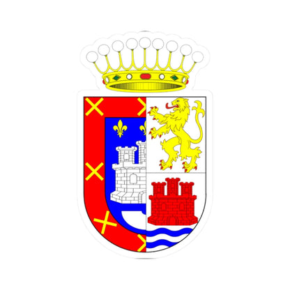 Escudo del Conde de Quinta Alegre Molina Alcalde (Chile) (Coat of Arms) STICKER Vinyl Kiss-Cut Decal 2 Inch White - The Sticker Space