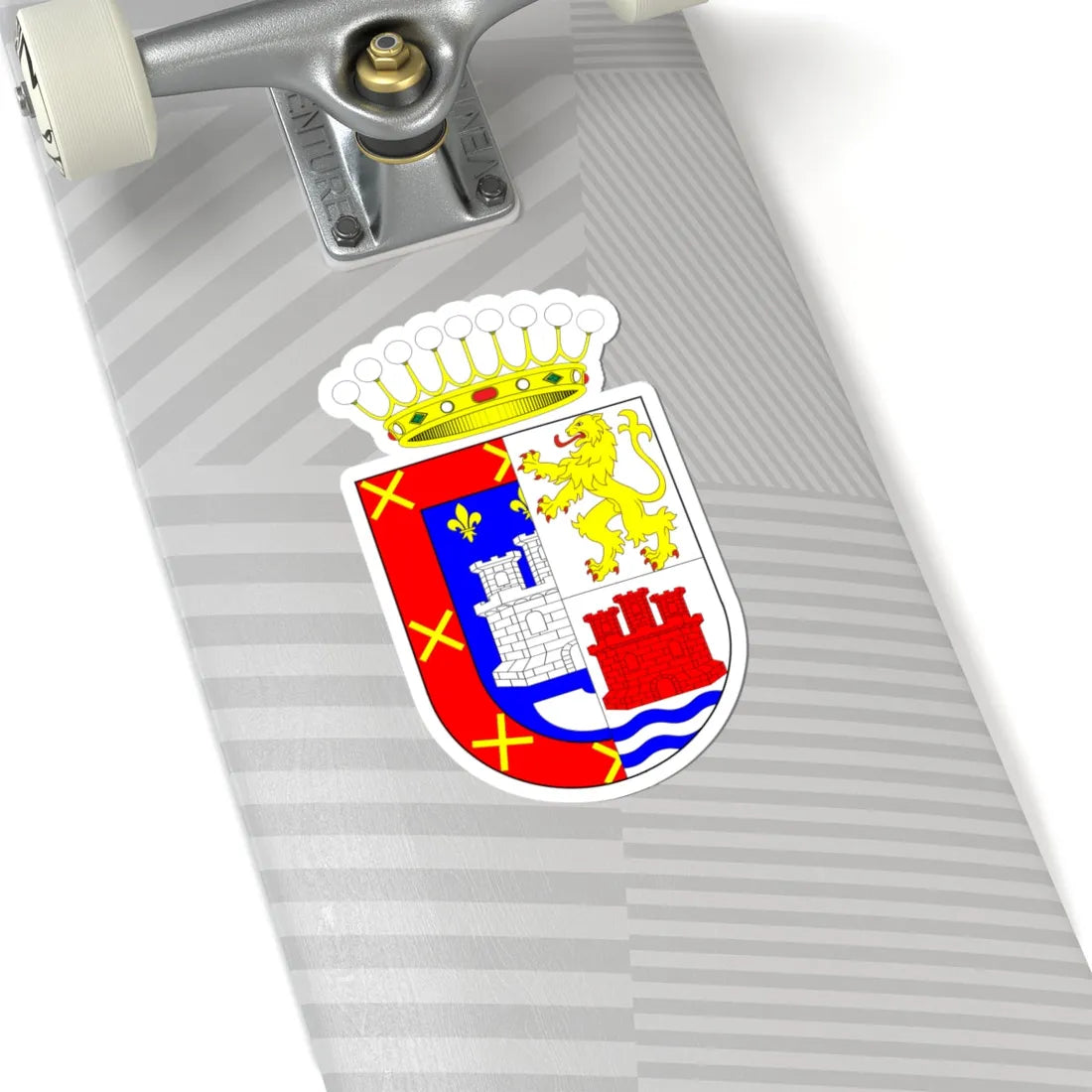 Escudo del Conde de Quinta Alegre Molina Alcalde (Chile) (Coat of Arms) STICKER Vinyl Kiss-Cut Decal - The Sticker Space