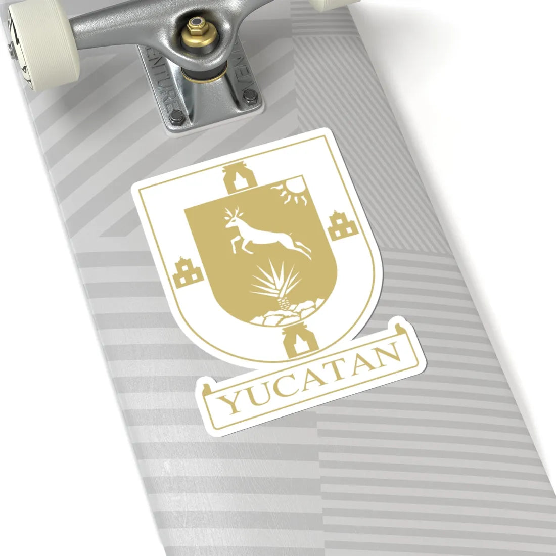 Escudo del Congreso de Yucatán (Mexico) (Coat of Arms) STICKER Vinyl Kiss-Cut Decal - The Sticker Space